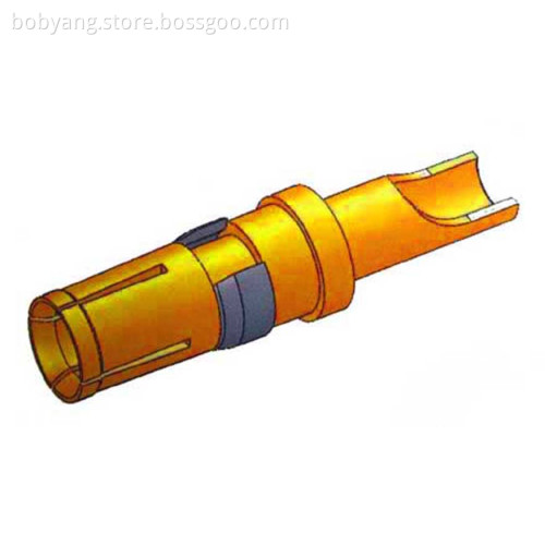 Coaxial D-sub Connector Power Pin Solder Female Contact
